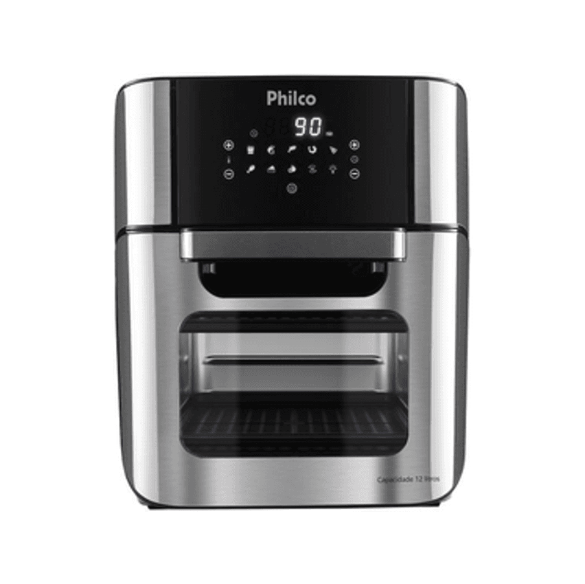 Fritadeira Elétrica sem Óleo/Air Fryer Philco - Oven PFR2200P Preto 3,5L com Forno e Timer