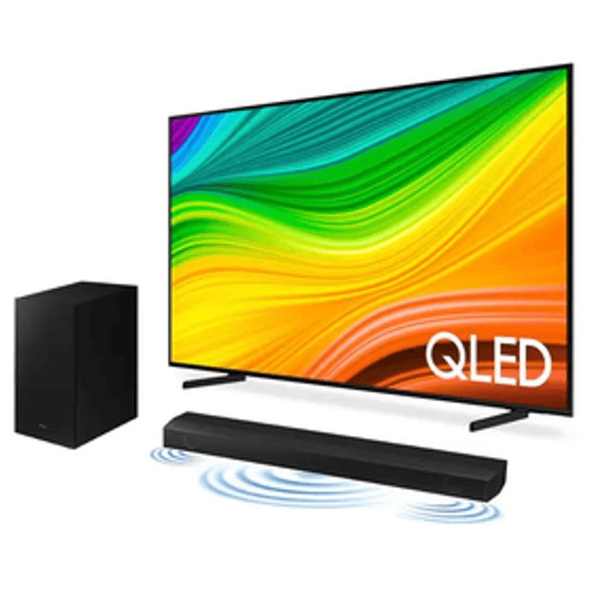 Smart Tv 50" Qled 4k 50q60d 2024 + Soundbar Hw-b550/zd - Samsung