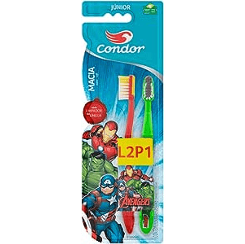 Condor Escova Dental Junior Avengers - 8260-0 Lv2Pg1