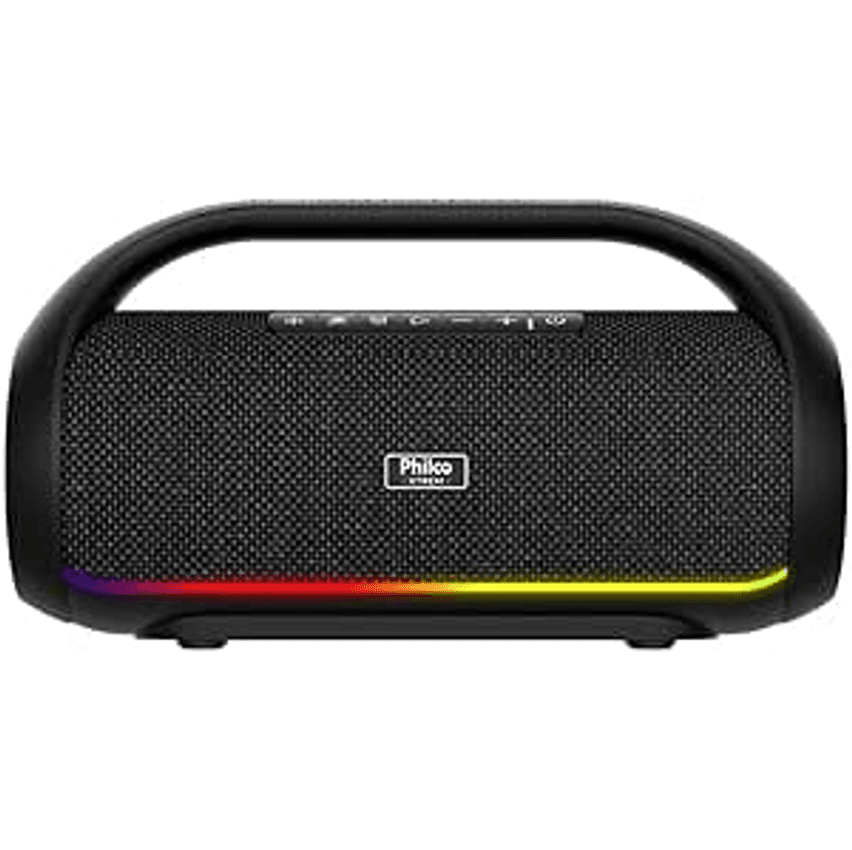 Speaker Philco PBS220BT Extreme Bluetooth 5.3 Flash Light 220W Bivolt