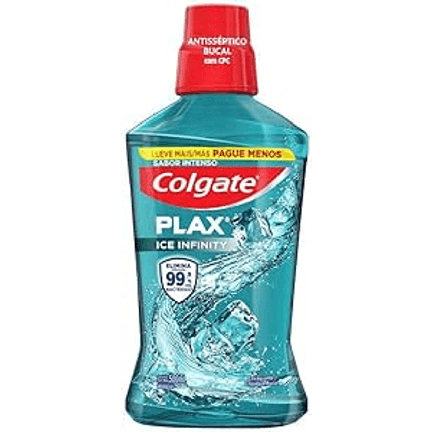 Colgate Plax Ice Infinity - Enxaguante Bucal, 500Ml