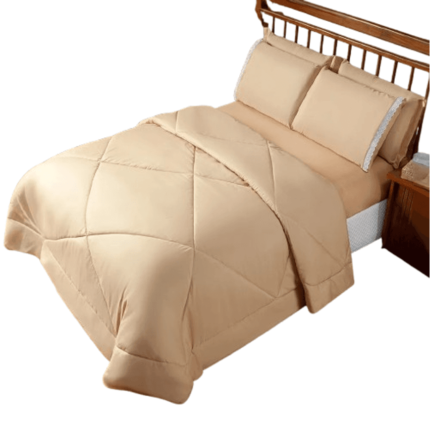 Colcha De Cama Casal Box + Lençol Dupla Face 6 Pçs