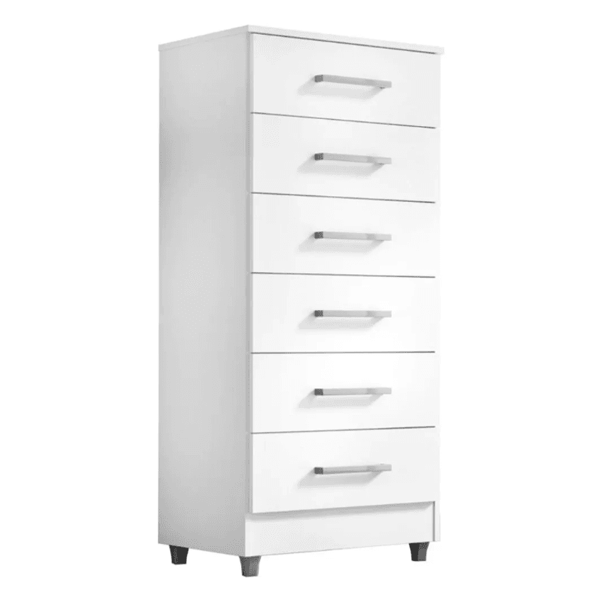Comoda Para Quarto Helena 6 Gavetas