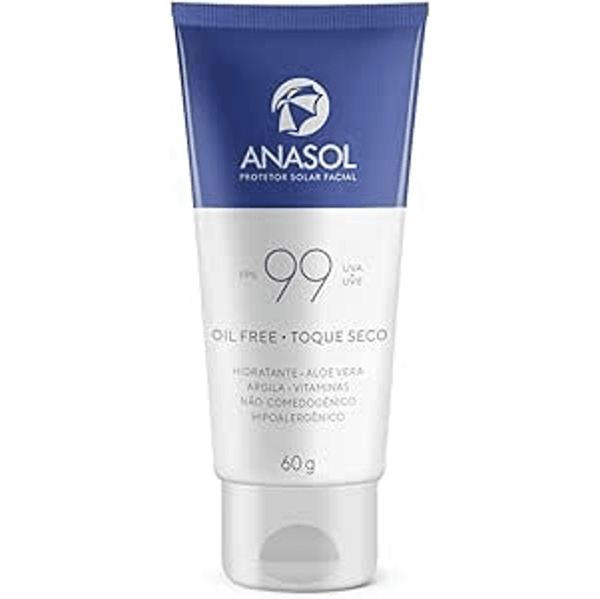 Protetor Solar Facial FPS 99 60g - Anasol