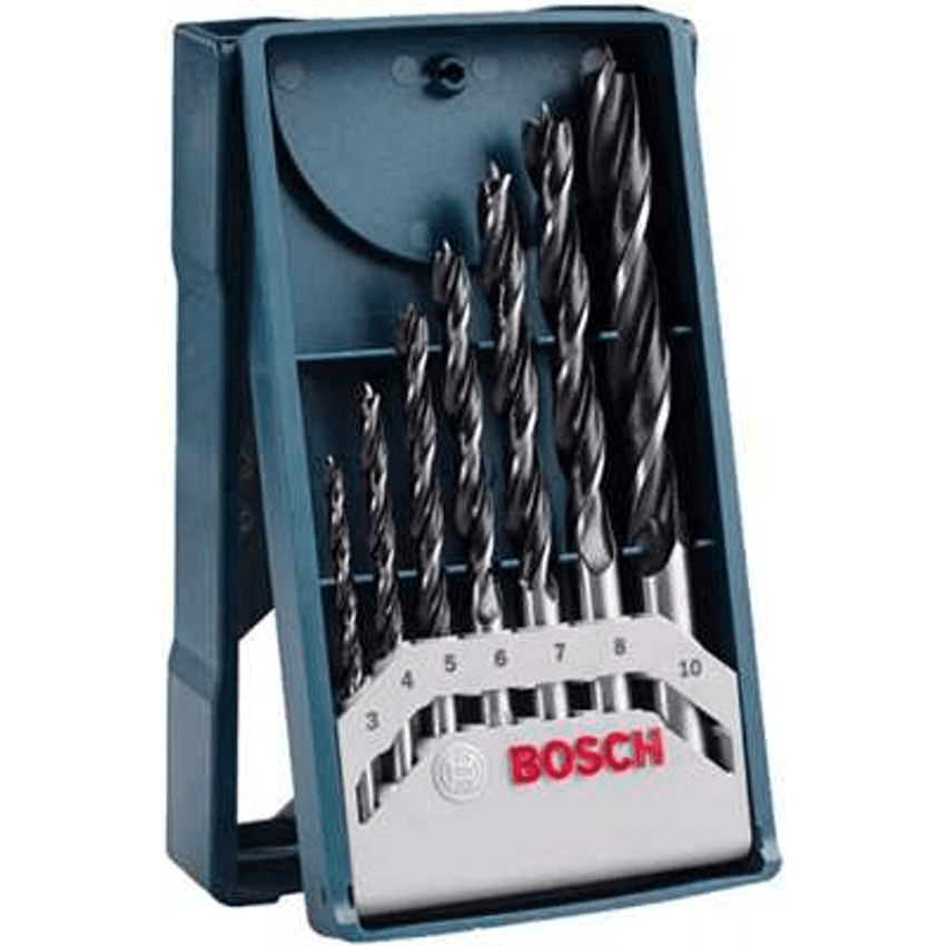Bosch Jogo De Brocas Madeira Mini X-Line 3-10Mm