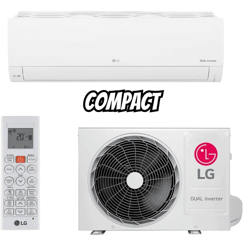 Ar Condicionado Split Hi Wall LG Dual Inverter Compact 9.000 Btus Frio 220v R-32