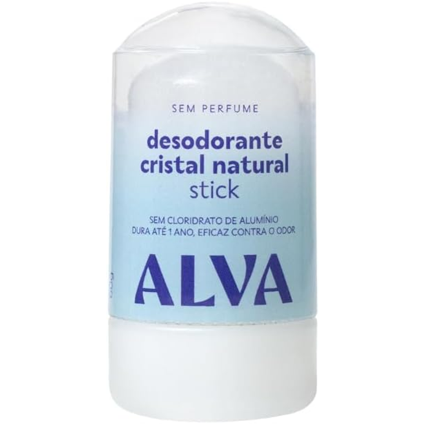 Desodorante Cristal Stick Vegano 60g Alva