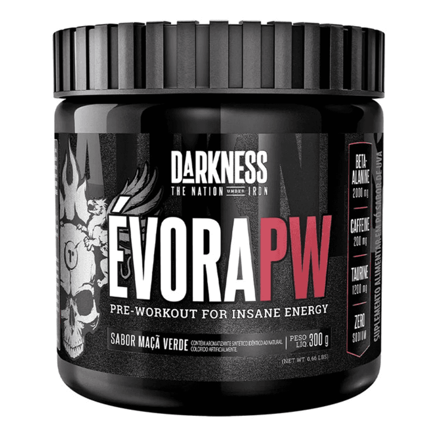 Évora Pré Treino Maçã Verde 300g Darkness