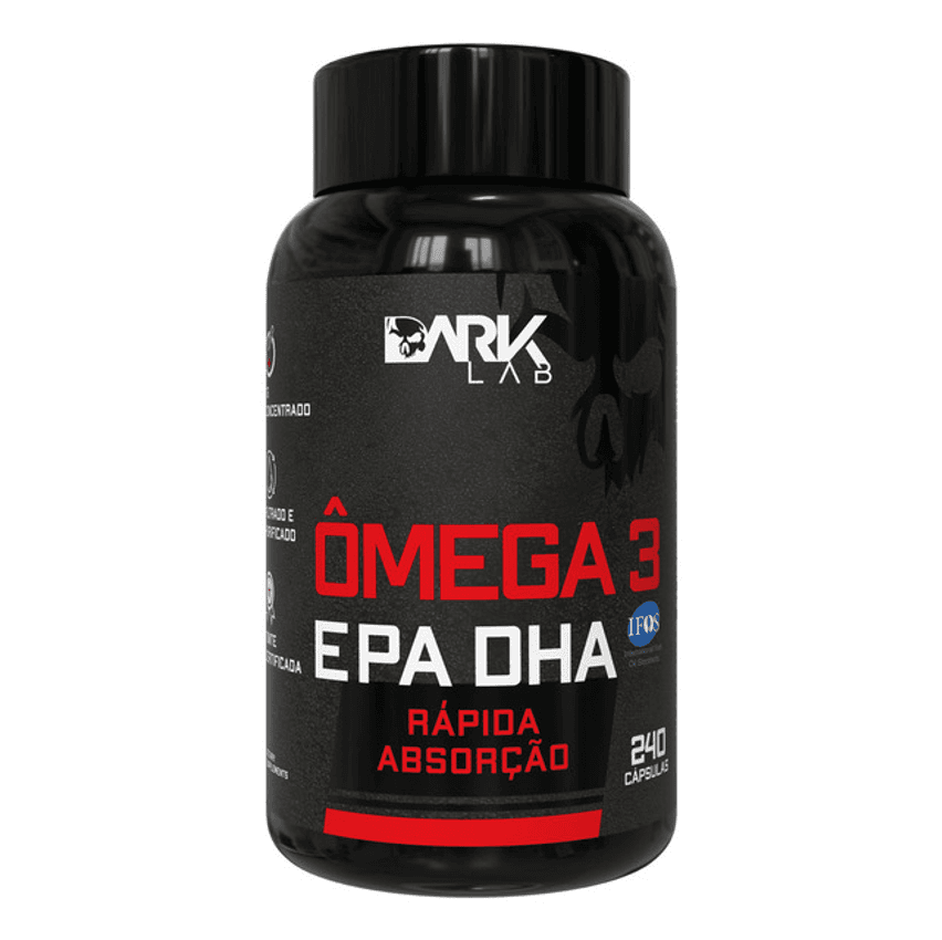 Ômega 3 Epa Dha 240 Cápsulas Dark Lab Sem Sabor