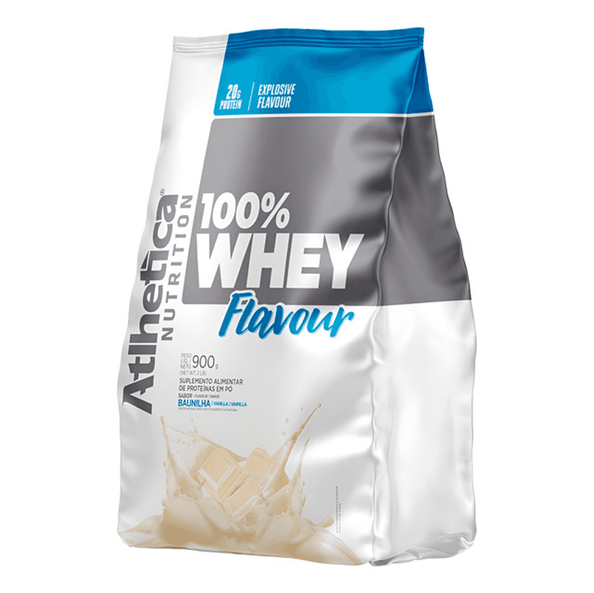 100% Whey Protein Flavour 900g - Atlhetica Nutrition