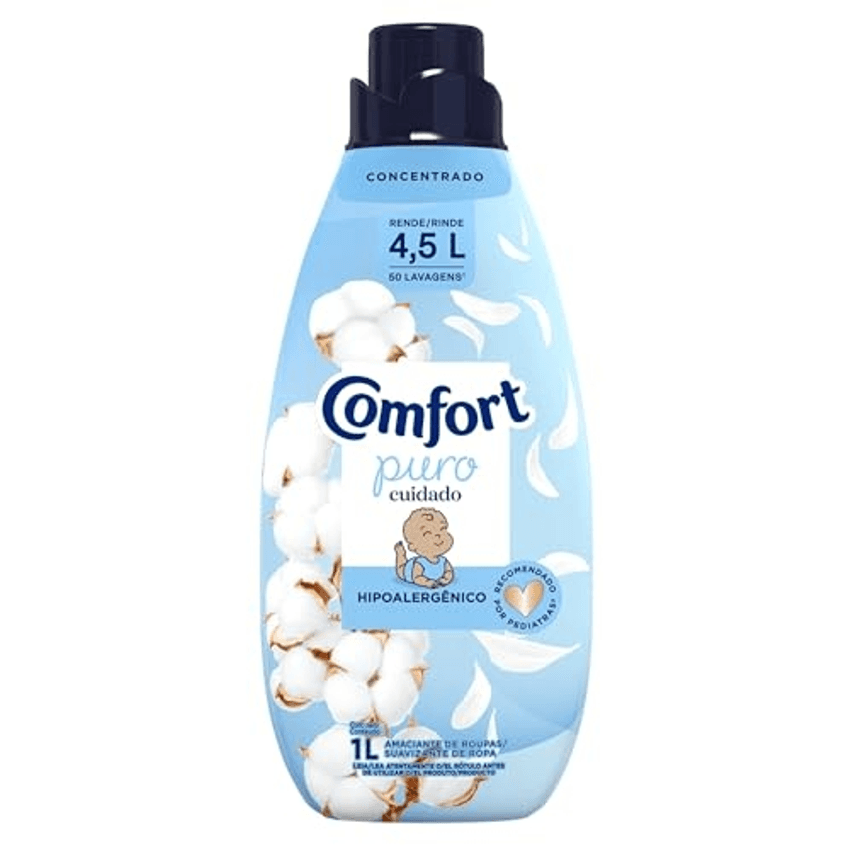 Amaciante Concentrado Comfort Puro Cuidado 1 L