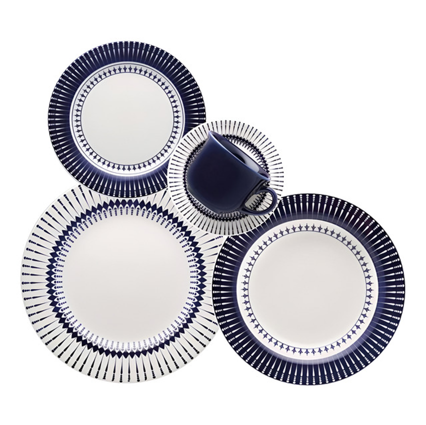 Aparelho De Jantar E Chá 30 Peças Donna Colb