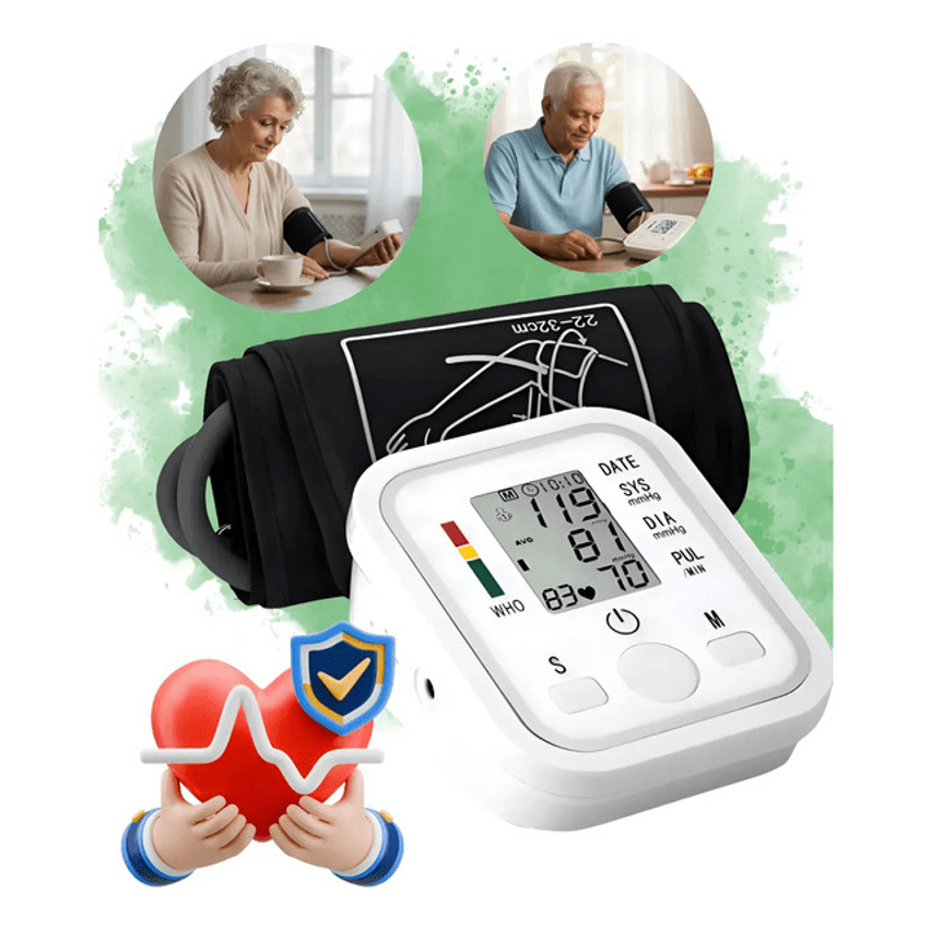 Aparelho Medidor De Pressão Arterial Digital Branco