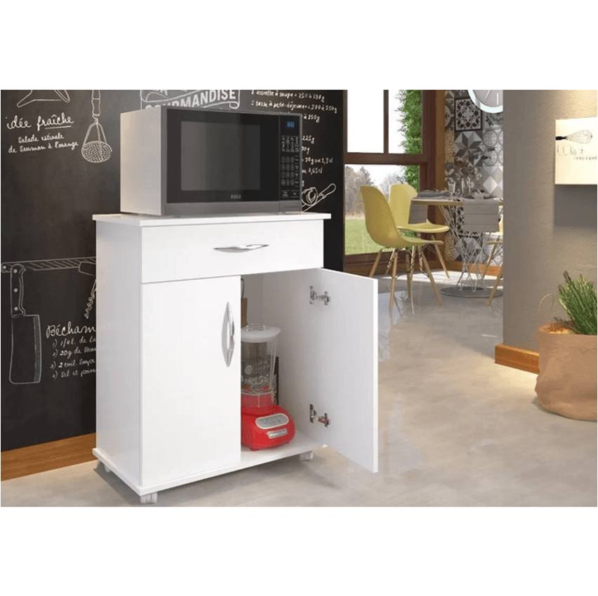 Armário Pequeno Multiuso Microondas Forno Elétrico 