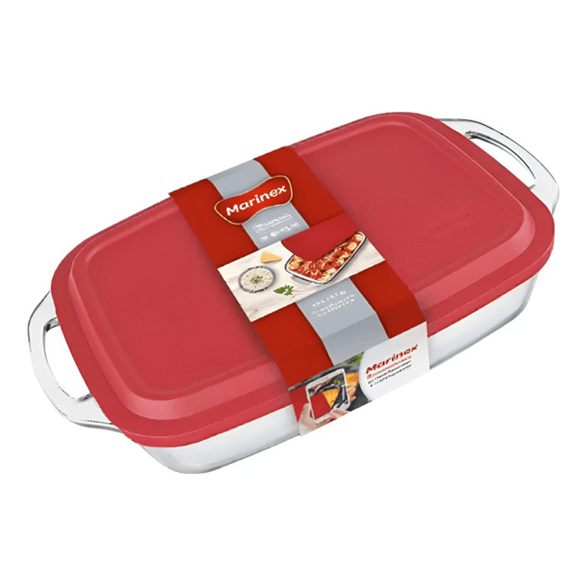 Assadeira Retangular C/ Tp  3,5l Seletta Marinex