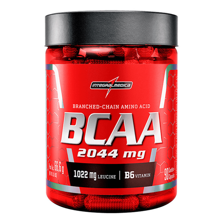 Bcaa 2044mg 90 Cápsulas Integralmédica Sem Sabor