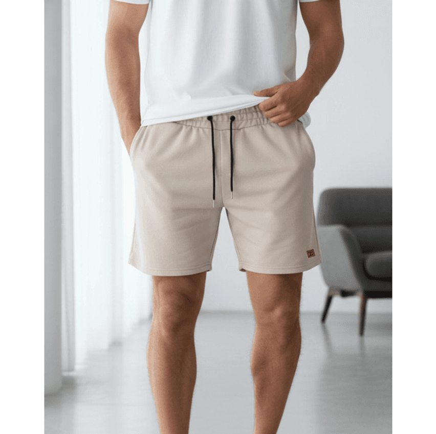 Bermuda Shorts Masculina Curta Casual Moletinho