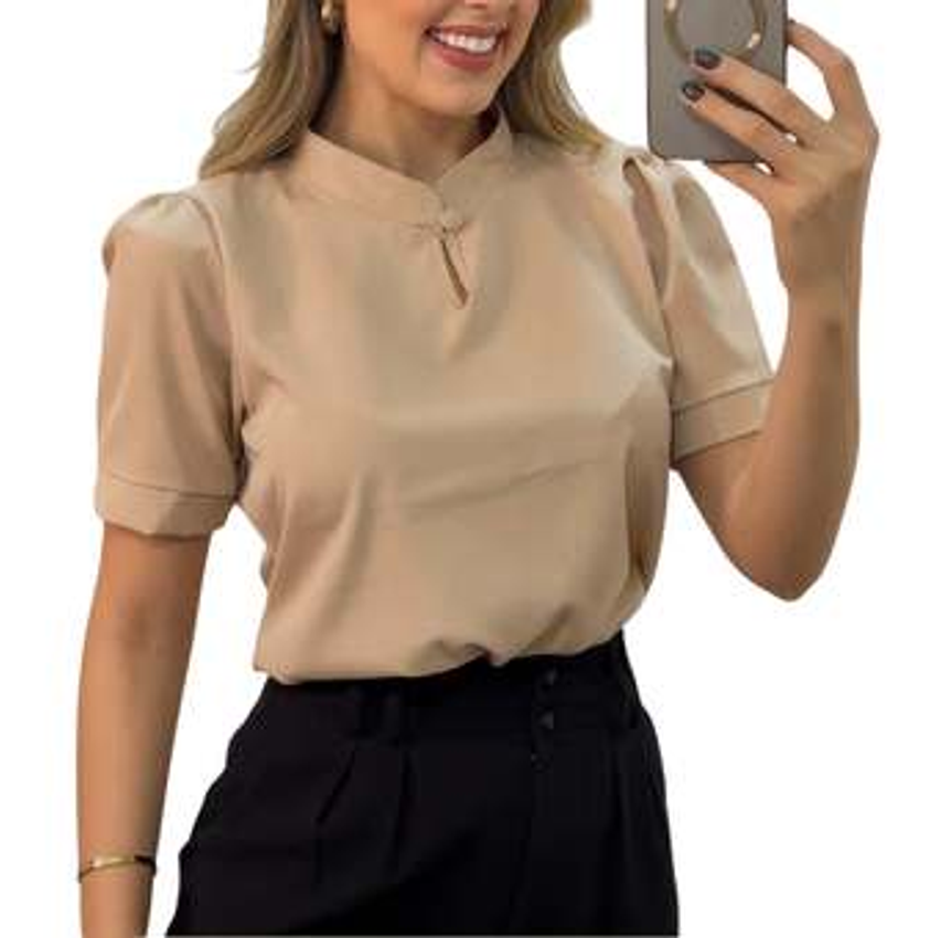 Blusa Feminina Evangélica Elegante Social Trabalho