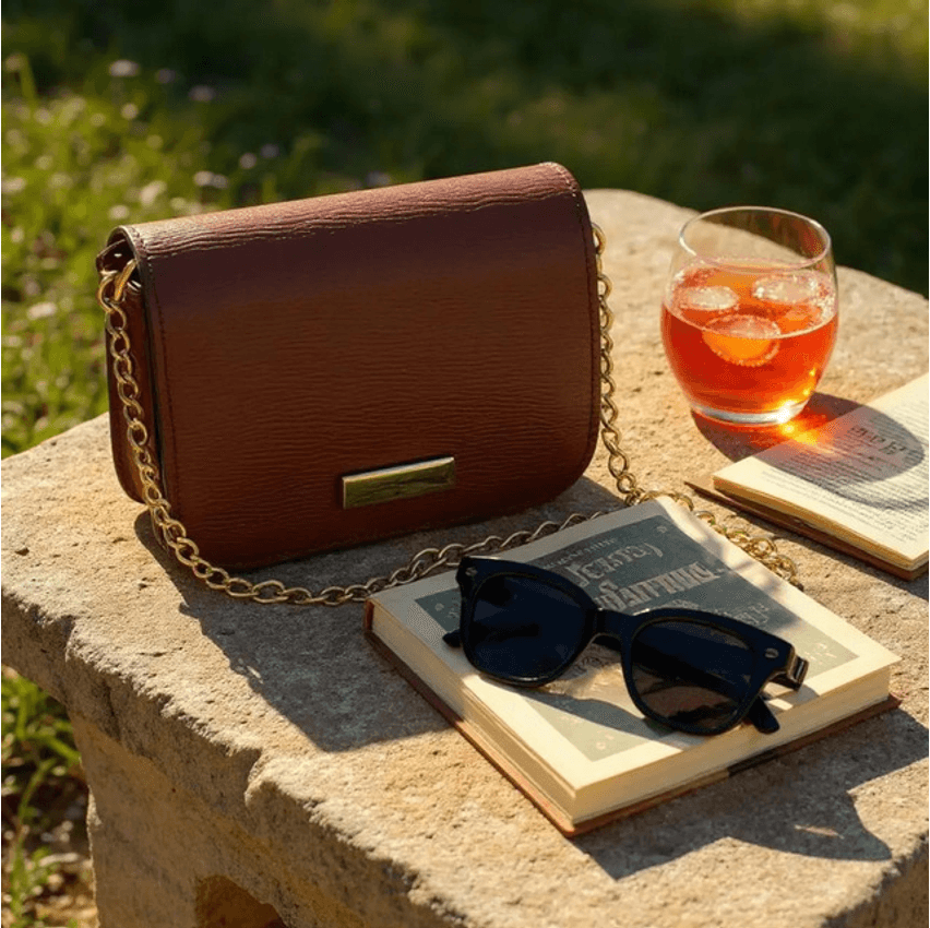 Bolsa Clutch Feminina Moderna + Óculos Casual Feminino