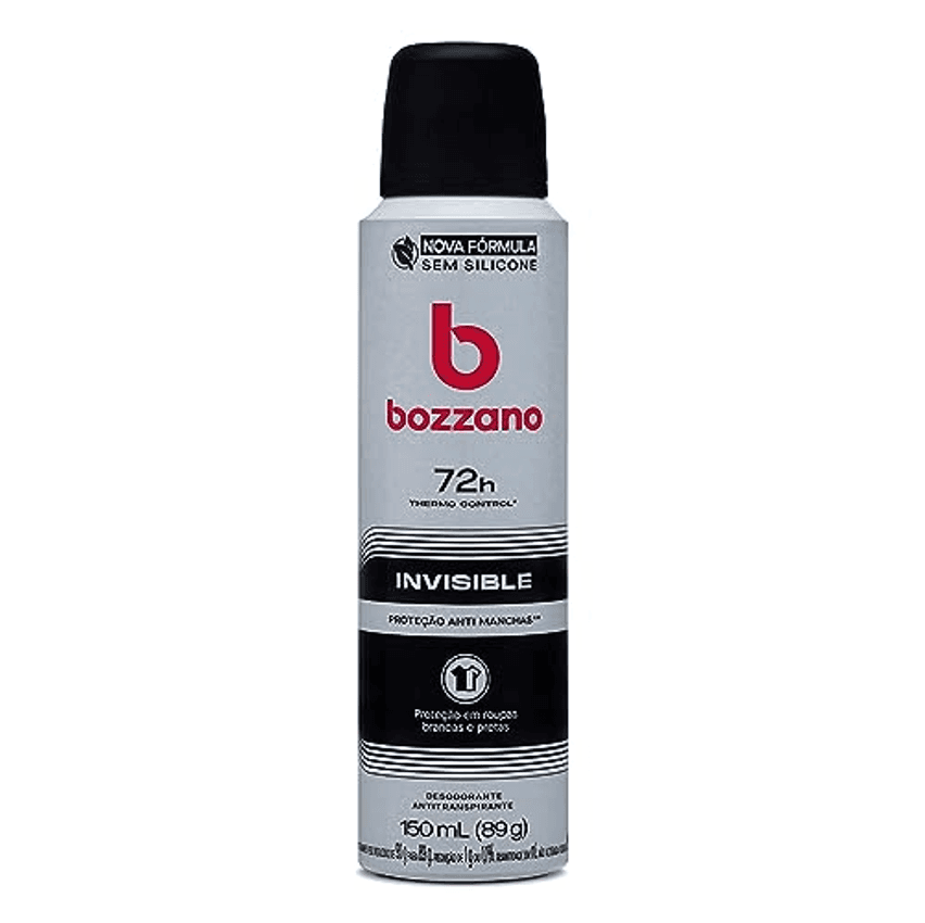 Bozzano Desodorante Aerossol Invisível Branco