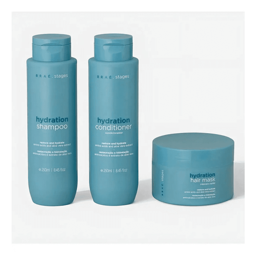 Braé - Kit Stages Hydration - Sh+cd+másc