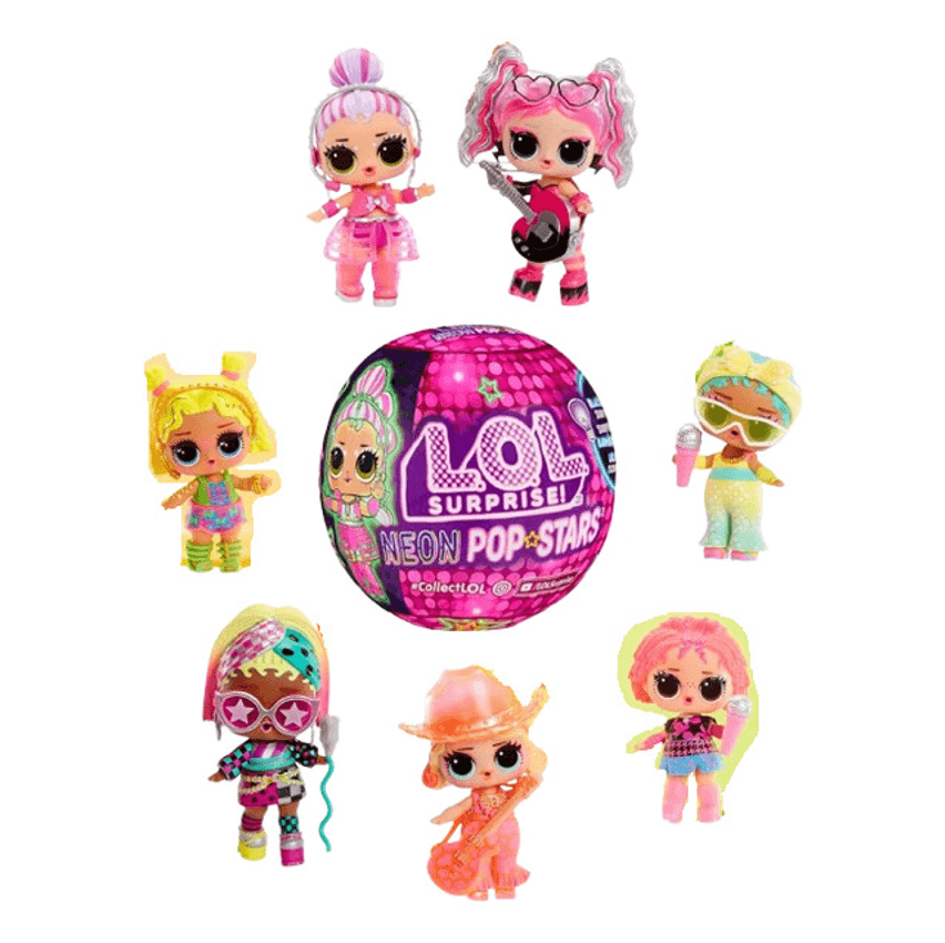 Cápsula Surpresa Lol Surprise Doll Neon Pop Stars M4e