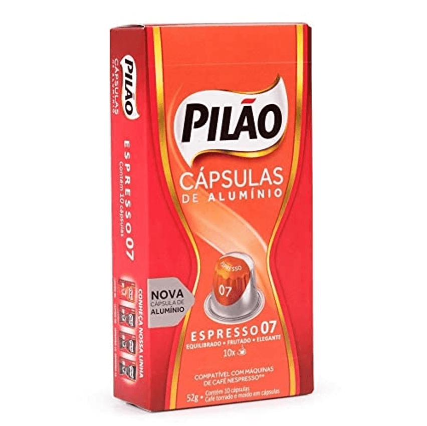 Café Pilão Cápsula Tradicional - 10 unidades - 52 gramas
