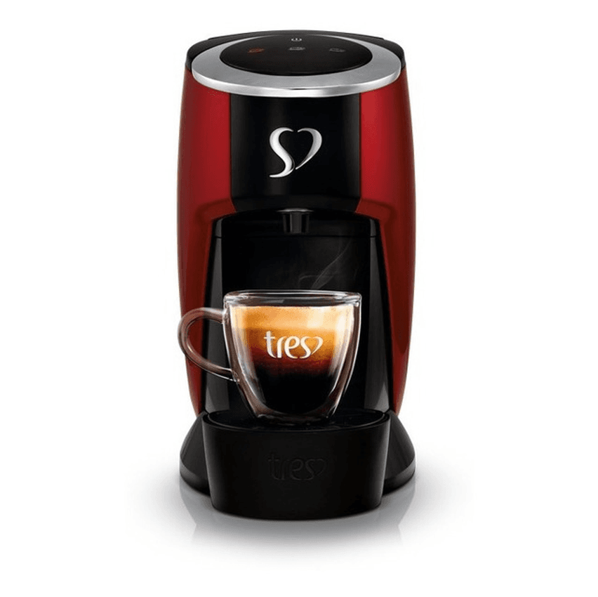 Cafeteira Espresso Touch Vermelha - Tres 3 Corações