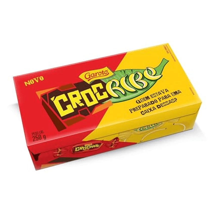 Caixa de Bombom Garoto CROCRIBE 250g