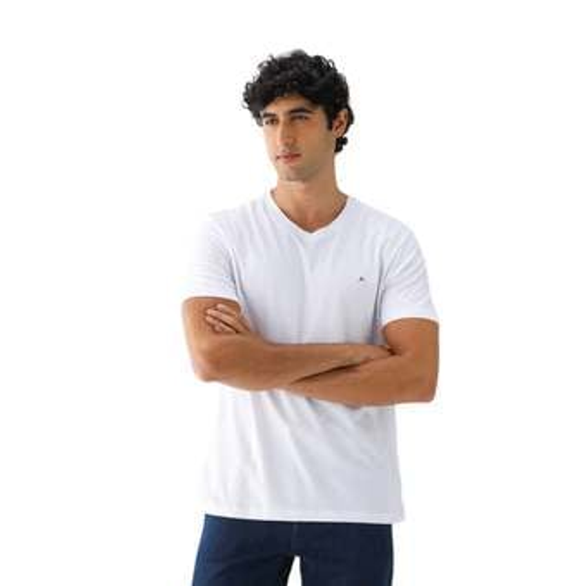 Camiseta Aramis Reta Logo Branca