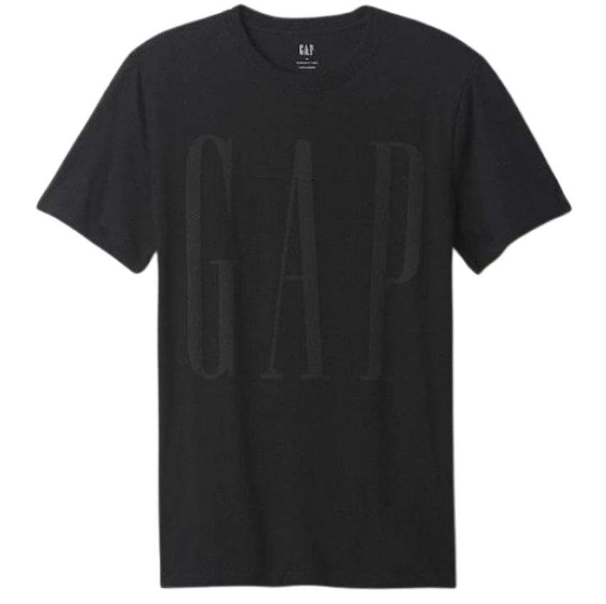 Camiseta GAP Reta Logo Preta