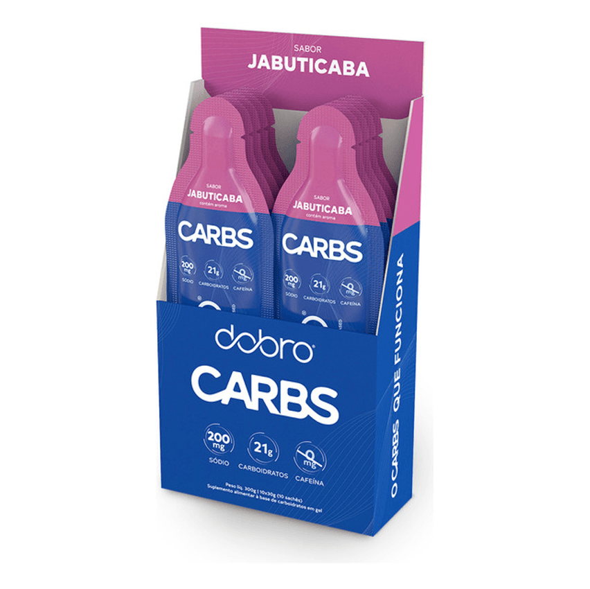 Carbs Gel Sabor Jabuticaba (10un X 30g)