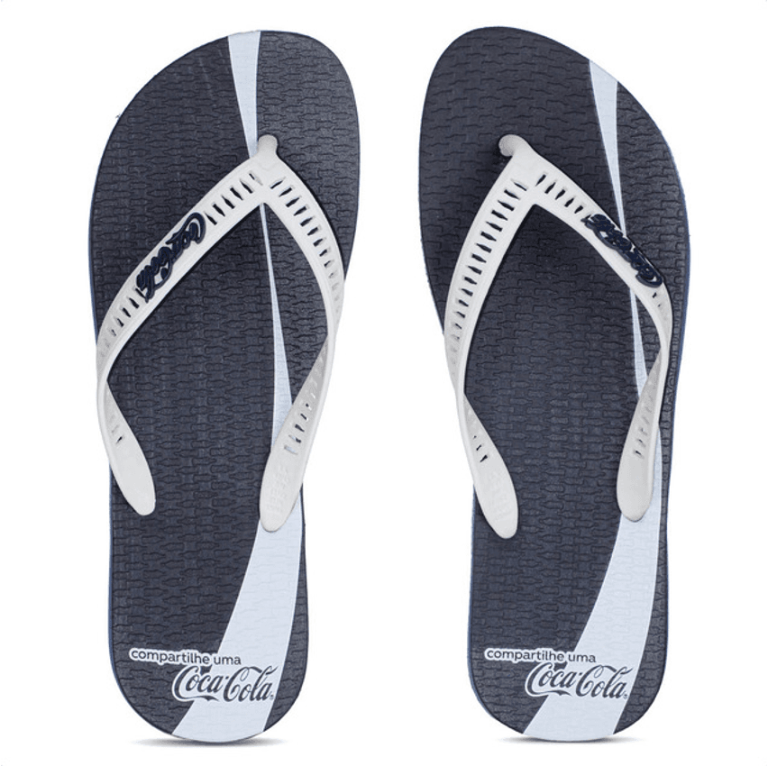 Chinelo Coca-cola Masculino Preto Super Macio
