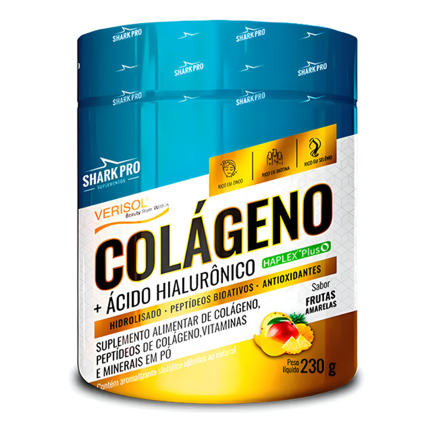 Colágeno C/230g - Shark Pro Sabor Frutas Amarelas