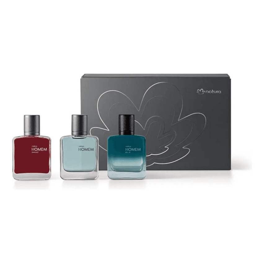 Coleção Especial Miniaturas De Natura Homem 3un 25ml