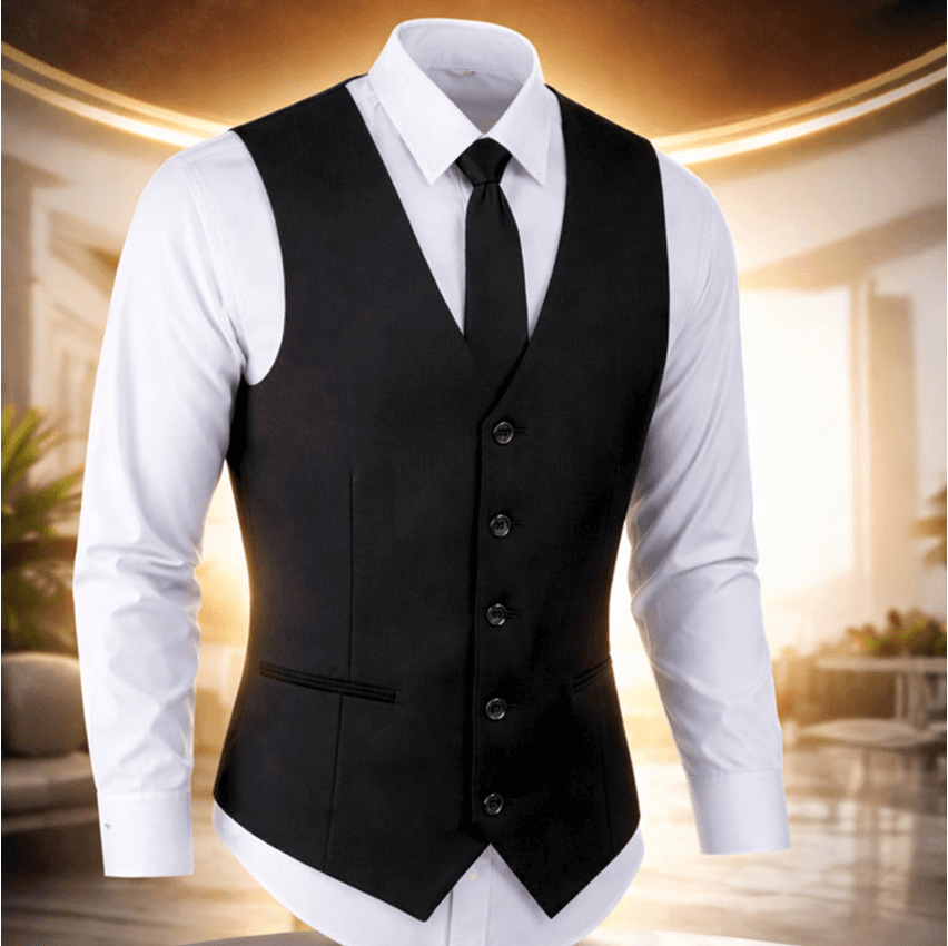 Colete Social Masculino Slim Oxford  Pronta Entrega