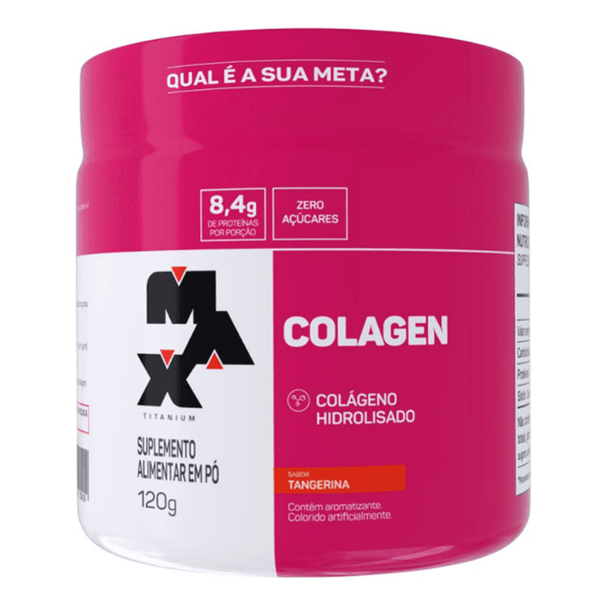 Collagen 120g | Max Titanium Sabor Tangerina