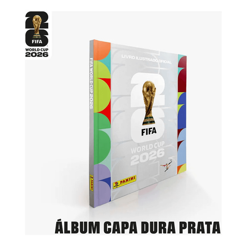 Copa Do Mundo 2026 - Álbum Capa Dura - Prata