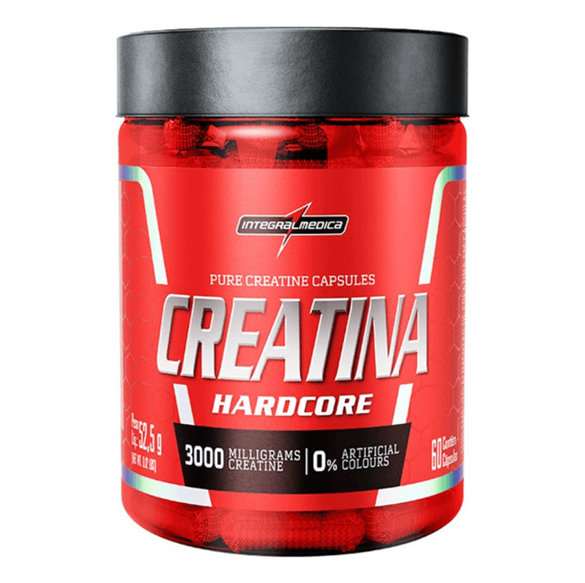 Creatina 100% Pura 60 Cápsulas Integralmédica Sem Sabor