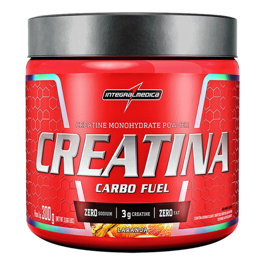 Creatina Carbo Fuel Laranja 300g Integralmédica