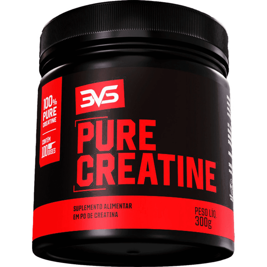 Creatina Monohidratada 300g - 100% Pura - 3vs Nutrition