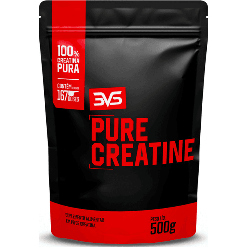 Creatina Monohidratada 500g - 100% Pura - 3vs Nutrition