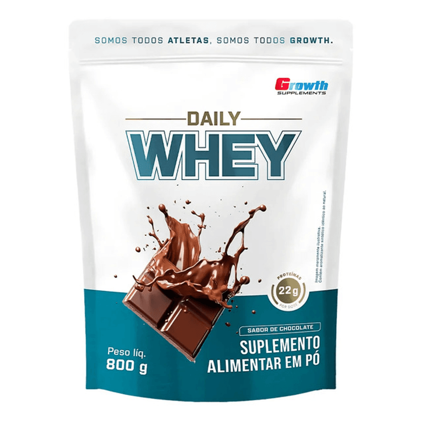Daily Whey Protein 800g Growth Supplements Chocolate
