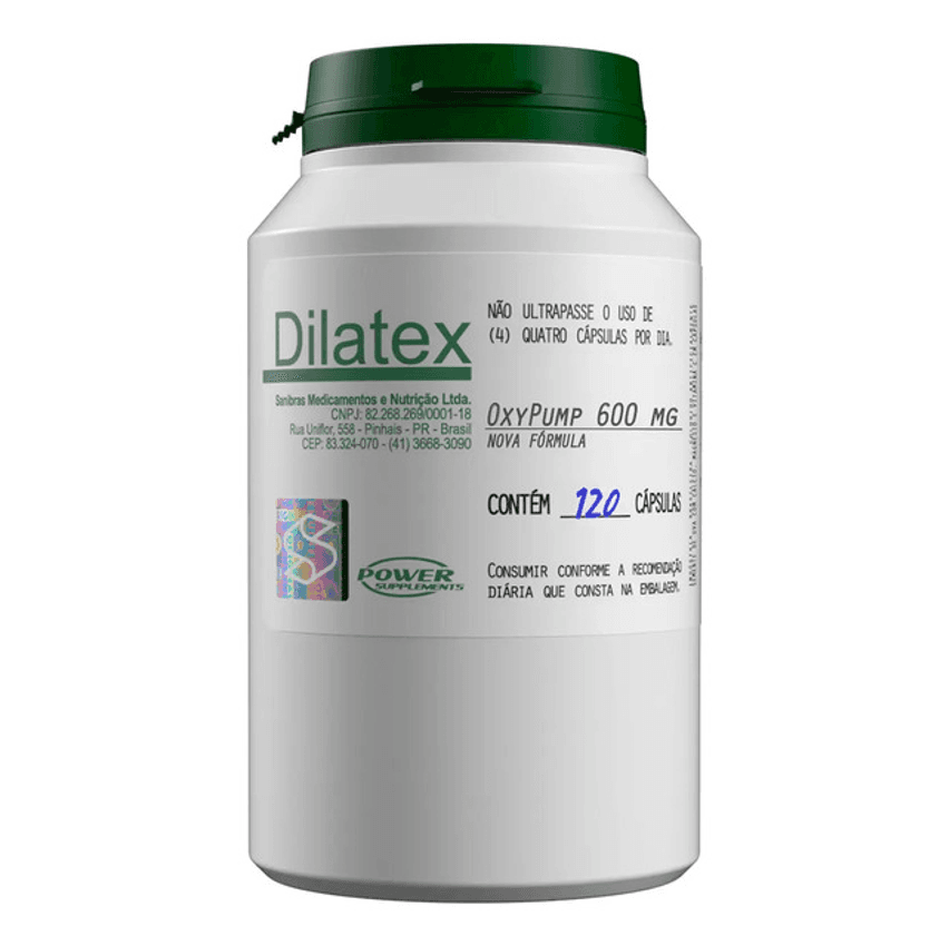 Dilatex Power 120 Cápsulas - Sanibras Sem Sabor
