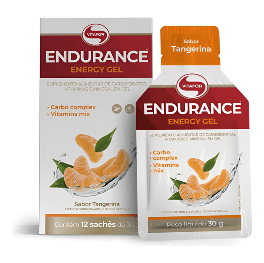 Endurance Energy Gel (12 Sachês De 30g) Vitafor