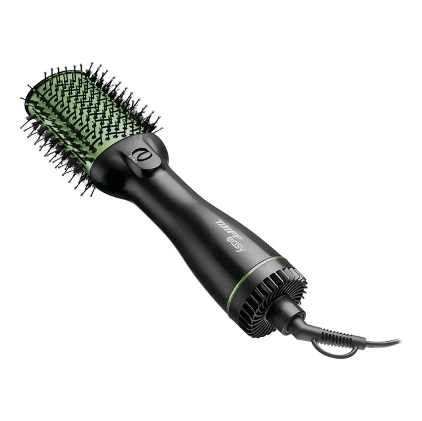 Escova Secadora Taiff Easy Oval 1200w, Preto/verde