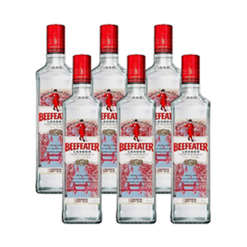 Gin Beefeater Dry 750ml caixa com 6 unidades