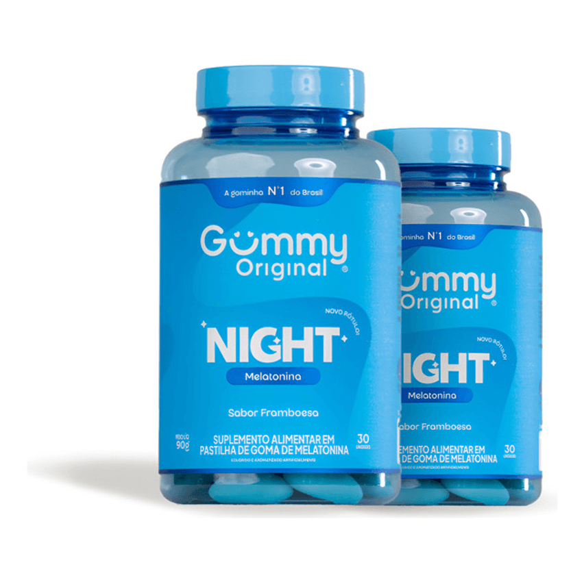 Gummy Night 2 Unidades - Para Uma Boa Noite De Sono