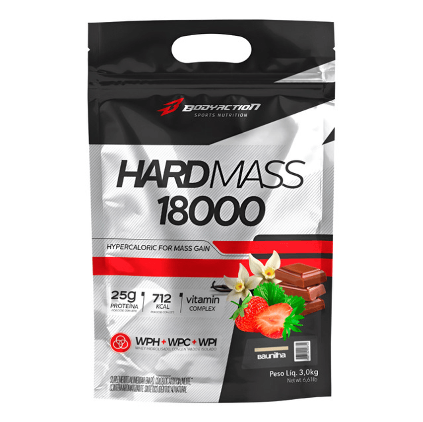 Hardmass 18.000 3kg Bodyaction - Hipercalórico