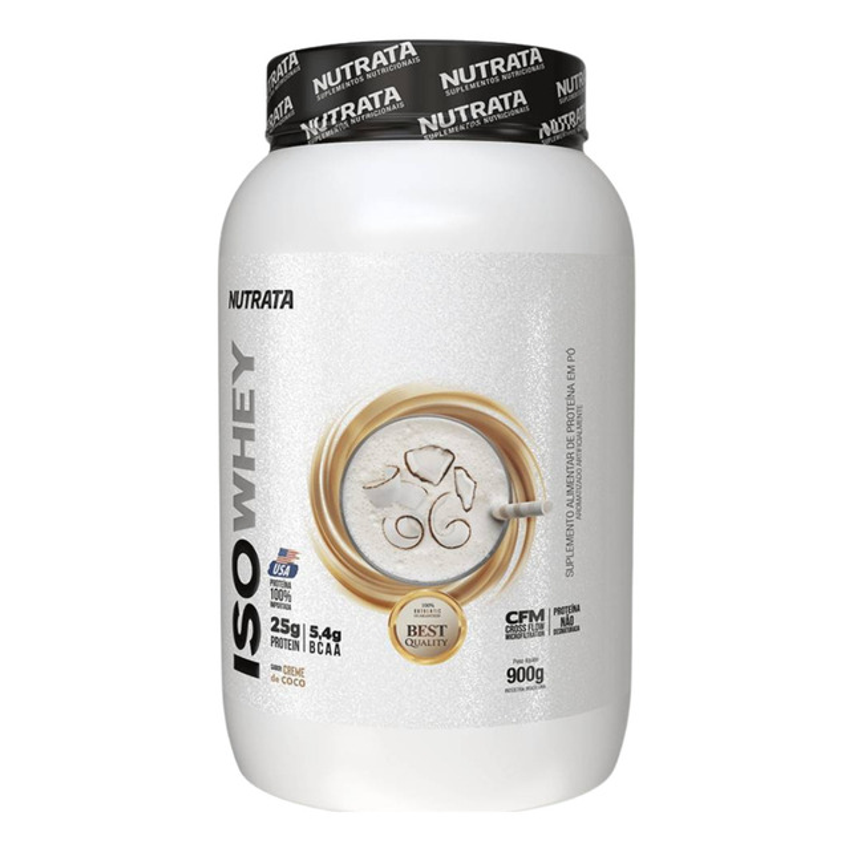 Iso Whey Pote 900g Coco Nutrata